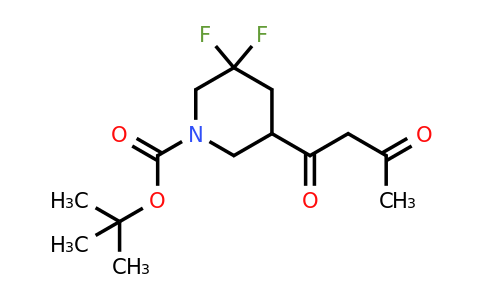 CAS 1821111-07-2 | tert-butyl 3,3-difluoro-5-(3-oxobutanoyl)piperidine-1-carboxylate