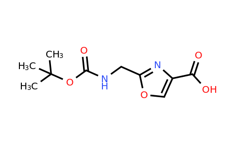 CAS 182120-90-7 | 2-((Tert-butoxycarbonylamino)methyl)oxazole-4-carboxylic acid