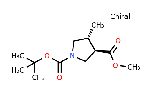 CAS 1821727-20-1 | 1-tert-butyl 3-methyl (3R,4R)-4-methylpyrrolidine-1,3-dicarboxylate