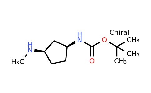 CAS 1821739-64-3 | tert-butyl N-[(1S,3R)-3-(methylamino)cyclopentyl]carbamate