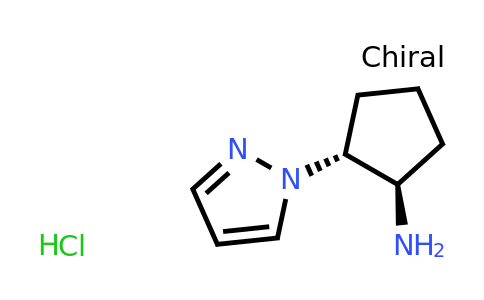 CAS 1821743-28-5 | (1R,2R)-2-(1H-pyrazol-1-yl)cyclopentan-1-amine hydrochloride