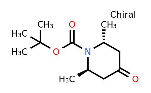 CAS 1821774-86-0 | (2R,6R)-2,6-Dimethyl-4-oxo-piperidine-1-carboxylic acid tert-butyl ester