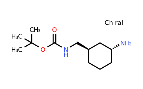 CAS 1821789-90-5 | tert-butyl N-{[(1R,3R)-3-aminocyclohexyl]methyl}carbamate