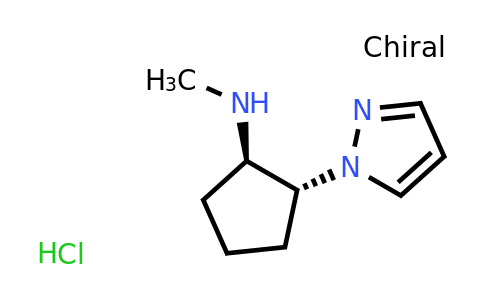 CAS 1821793-03-6 | (1R,2R)-N-methyl-2-(1H-pyrazol-1-yl)cyclopentan-1-amine hydrochloride