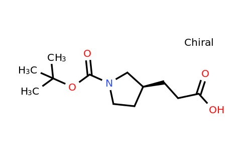 CAS 1821810-83-6 | 3-[(3S)-1-tert-butoxycarbonylpyrrolidin-3-yl]propanoic acid