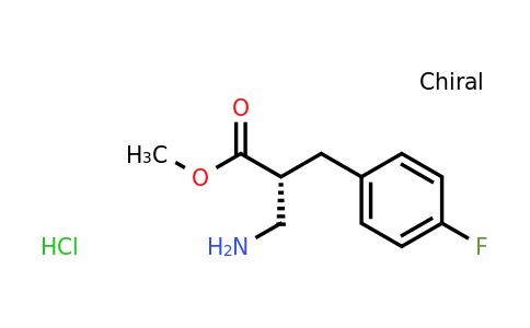 CAS 1821827-13-7 | (R)-Methyl 3-amino-2-(4-fluorobenzyl)propanoate hydrochloride
