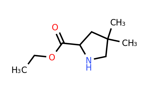 CAS 1822458-23-0 | 4,4-Dimethyl-pyrrolidine-2-carboxylic acid ethyl ester