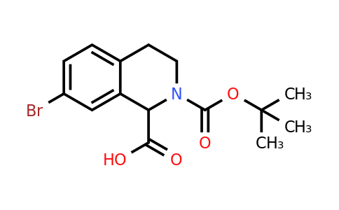 CAS 1822516-98-2 | 7-bromo-2-[(tert-butoxy)carbonyl]-1,2,3,4-tetrahydroisoquinoline-1-carboxylic acid
