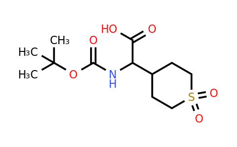 CAS 1822544-80-8 | 2-{[(tert-butoxy)carbonyl]amino}-2-(1,1-dioxo-1lambda6-thian-4-yl)acetic acid