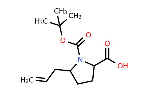 CAS 1822545-77-6 | 5-allyl-1-tert-butoxycarbonyl-pyrrolidine-2-carboxylic acid