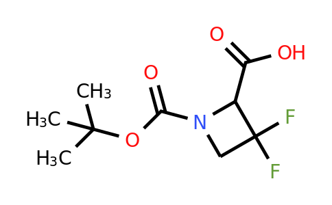 CAS 1822549-84-7 | 1-(tert-Butoxycarbonyl)-3,3-difluoroazetidine-2-carboxylic acid