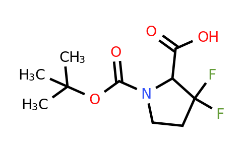 CAS 1822567-84-9 | 1-[(tert-butoxy)carbonyl]-3,3-difluoropyrrolidine-2-carboxylic acid