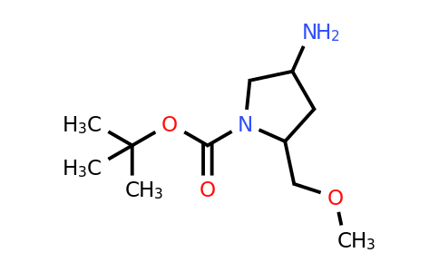 CAS 1822574-85-5 | tert-butyl 4-amino-2-(methoxymethyl)pyrrolidine-1-carboxylate
