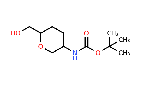CAS 1822592-66-4 | tert-Butyl 6-(hydroxymethyl)tetrahydro-2H-pyran-3-ylcarbamate