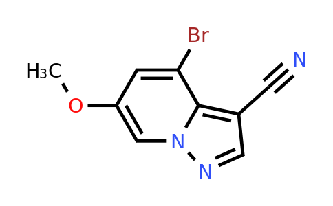 CAS 1822680-43-2 | 4-bromo-6-methoxypyrazolo[1,5-a]pyridine-3-carbonitrile