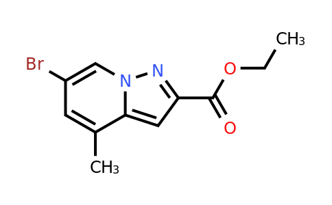 CAS 1822835-40-4 | ethyl 6-bromo-4-methyl-pyrazolo[1,5-a]pyridine-2-carboxylate