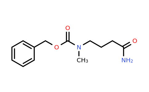 CAS 1822852-17-4 | Benzyl (4-amino-4-oxobutyl)(methyl)carbamate