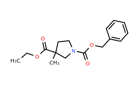CAS 1822858-67-2 | 3-Methyl-pyrrolidine-1,3-dicarboxylic acid 1-benzyl ester 3-ethyl ester