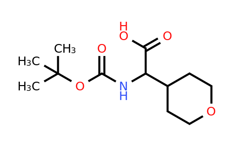 CAS 182287-49-6 | 2-((tert-butoxycarbonyl)amino)-2-(tetrahydro-2h-pyran-4-yl)acetic acid