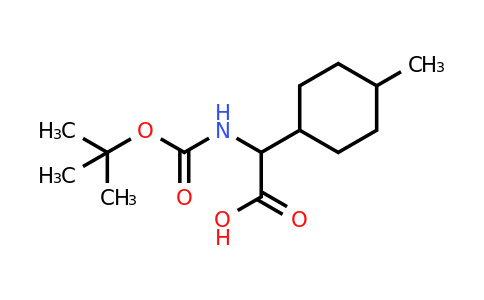 CAS 182292-07-5 | 2-{[(tert-butoxy)carbonyl]amino}-2-(4-methylcyclohexyl)acetic acid