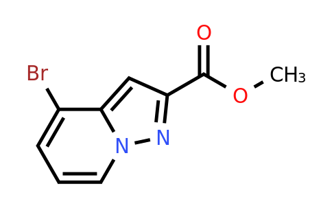 CAS 1823058-58-7 | methyl 4-bromopyrazolo[1,5-a]pyridine-2-carboxylate
