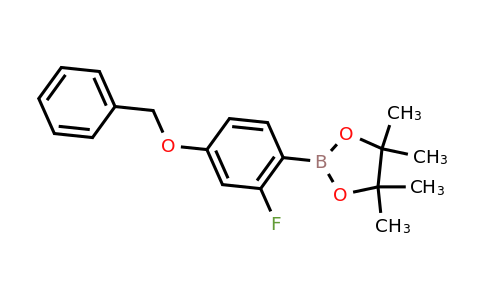 CAS 1823170-17-7 | 2-[4-(benzyloxy)-2-fluorophenyl]-4,4,5,5-tetramethyl-1,3,2-dioxaborolane