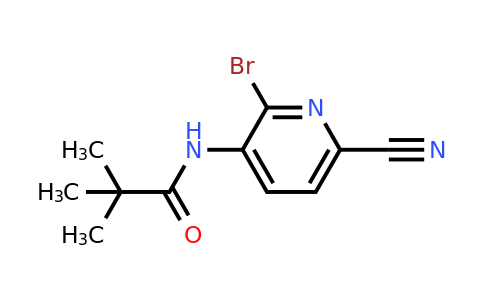 CAS 1823240-31-8 | N-(2-bromo-6-cyano-3-pyridyl)-2,2-dimethyl-propanamide
