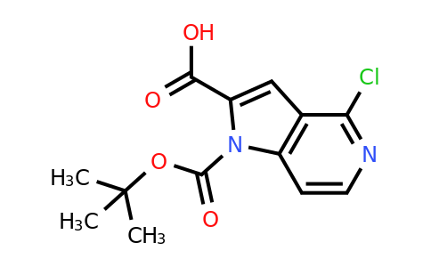 CAS 1823247-65-9 | 4-Chloro-pyrrolo[3,2-c]pyridine-1,2-dicarboxylic acid 1-tert-butyl ester