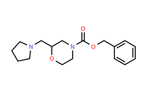 CAS 1823249-05-3 | Benzyl 2-(pyrrolidin-1-ylmethyl)morpholine-4-carboxylate