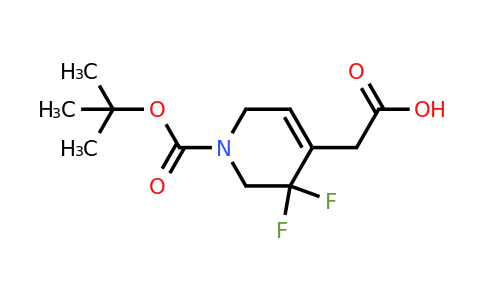 CAS 1823257-61-9 | 2-(1-(tert-Butoxycarbonyl)-3,3-difluoro-1,2,3,6-tetrahydropyridin-4-yl)acetic acid