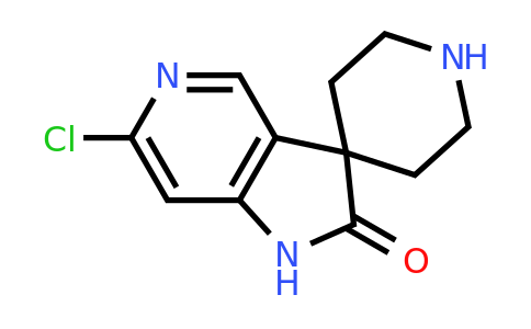 CAS 1823263-17-7 | 6'-chloro-1',2'-dihydrospiro[piperidine-4,3'-pyrrolo[3,2-c]pyridin]-2'-one