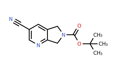 CAS 1823265-81-1 | tert-butyl 3-cyano-5,7-dihydropyrrolo[3,4-b]pyridine-6-carboxylate
