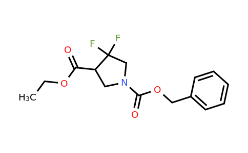 CAS 1823266-74-5 | O1-benzyl O3-ethyl 4,4-difluoropyrrolidine-1,3-dicarboxylate