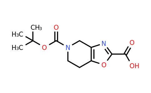 CAS 1823270-79-6 | 5-tert-butoxycarbonyl-6,7-dihydro-4H-oxazolo[4,5-c]pyridine-2-carboxylic acid