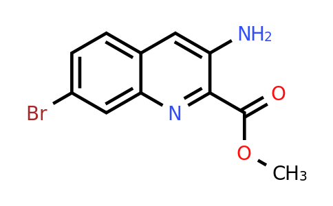CAS 1823271-76-6 | Methyl 3-amino-7-bromoquinoline-2-carboxylate