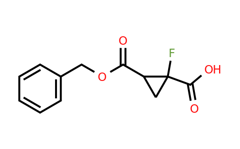 CAS 1823273-17-1 | 2-((Benzyloxy)carbonyl)-1-fluorocyclopropanecarboxylic acid