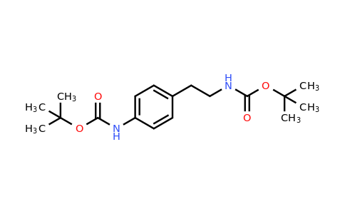CAS 1823291-67-3 | tert-Butyl N-(4-(2-(((tert-butoxy)carbonyl)amino)ethyl)phenyl)carbamate