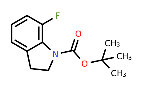 CAS 1823295-30-2 | tert-Butyl 7-fluoroindoline-1-carboxylate