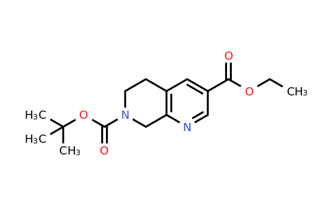 CAS 1823299-93-9 | 7-tert-butyl 3-ethyl 5,6,7,8-tetrahydro-1,7-naphthyridine-3,7-dicarboxylate