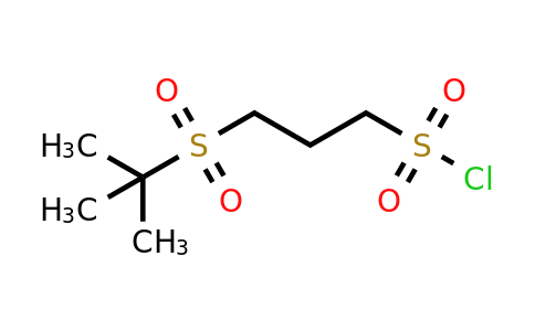 CAS 1823320-70-2 | 3-(2-methylpropane-2-sulfonyl)propane-1-sulfonyl chloride