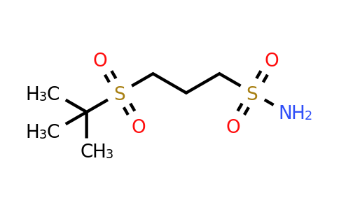 CAS 1823321-01-2 | 3-(2-methylpropane-2-sulfonyl)propane-1-sulfonamide
