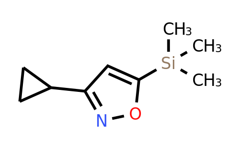 CAS 1823336-88-4 | 3-Cyclopropyl-5-trimethylsilanyl-isoxazole