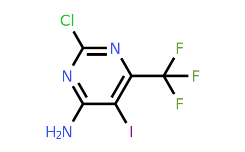 CAS 1823338-66-4 | 2-Chloro-5-iodo-6-(trifluoromethyl)pyrimidin-4-amine