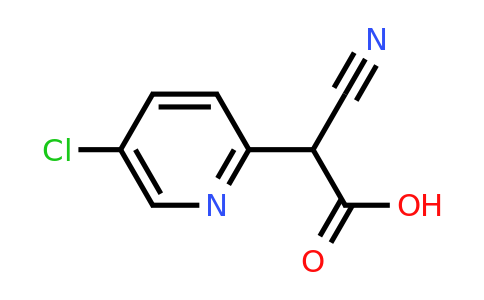 CAS 1823365-75-8 | 2-(5-Chloropyridin-2-yl)-2-cyanoacetic acid