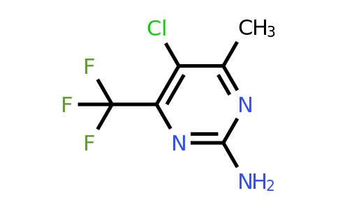 CAS 1823366-77-3 | 5-Chloro-4-methyl-6-(trifluoromethyl)pyrimidin-2-amine
