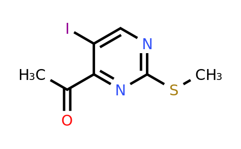 CAS 1823367-54-9 | 1-(5-Iodo-2-(methylthio)pyrimidin-4-yl)ethanone