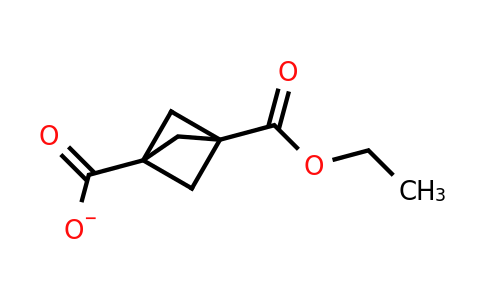 CAS 1823373-90-5 | Bicyclo[1.1.1]​pentane-​1,​3-​dicarboxylic acid, 1-​ethyl ester