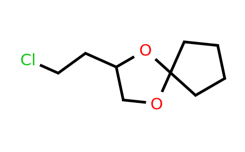 CAS 1823377-09-8 | 2-(2-chloroethyl)-1,4-dioxaspiro[4.4]nonane