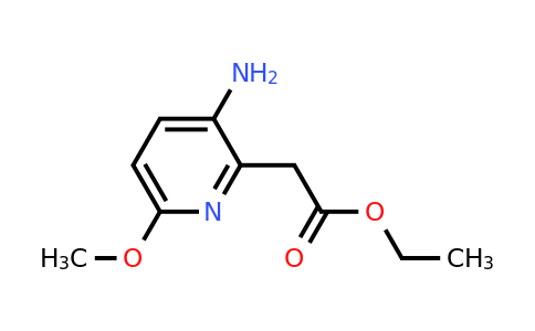 CAS 1823389-05-4 | Ethyl 2-(3-amino-6-methoxypyridin-2-yl)acetate