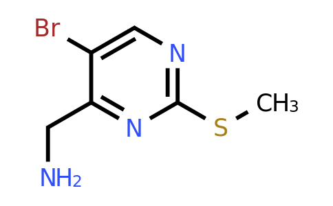 CAS 1823402-38-5 | (5-Bromo-2-(methylthio)pyrimidin-4-yl)methanamine